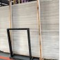 White wood marble slabs