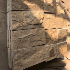 Natural split yellow sandstone wall cladding